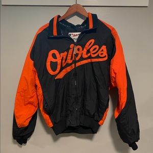 SOLD Vintage Baltimore Orioles jacket puffer coat Majestic men’s size medium